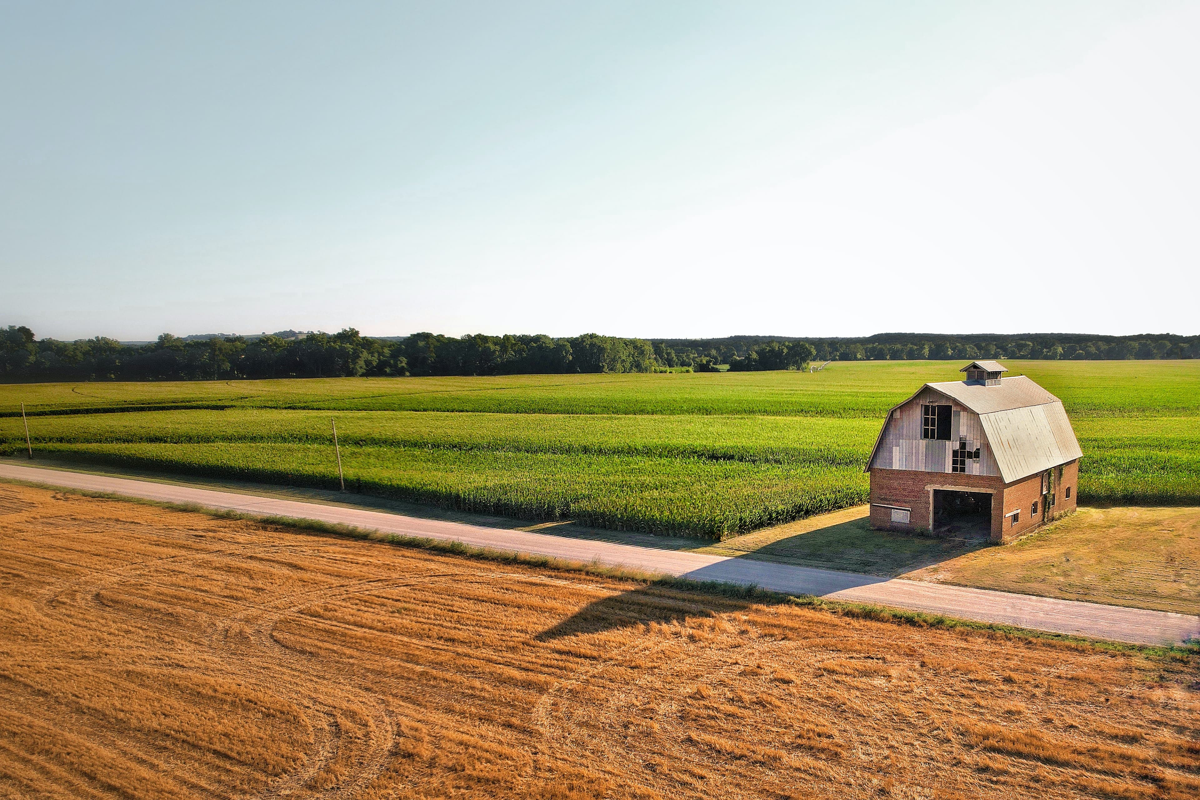 Kansas farm stock photo