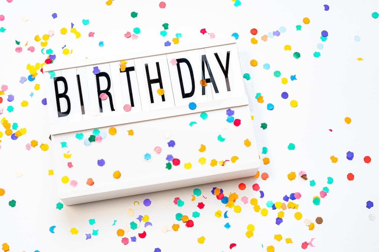 Birthday stock image